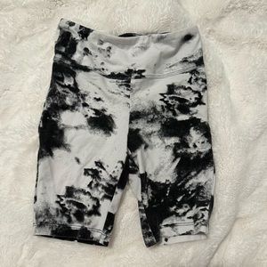 2 pairs of kid girls spandex shorts, hardly used, good quality, and size Small.